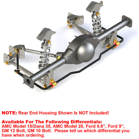 Rear 4-Link Coil-Over Suspension System, 1968-74 AMC Javelin - Drop ships in approx. 4-6 weeks