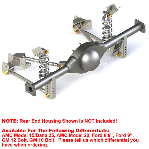 Rear 4-Link Coil-Over Suspension System, 1978-83 AMC Concord - Drop ships in approx. 4-6 weeks