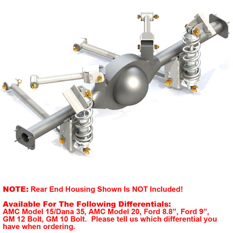 Rear 4-Link Coil-Over Suspension System, 1967-69 AMC Ambassador - Drop ships in approx. 4-6 weeks