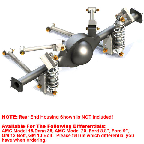 Rear 4-Link Coil-Over Suspension System, 1967 AMC Marlin - Drop ships in approx. 4-6 weeks
