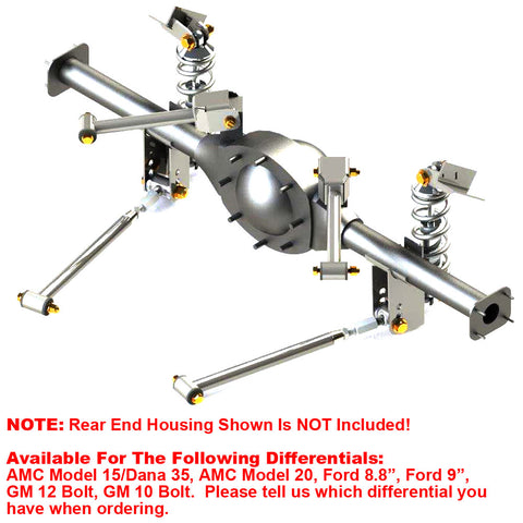 Rear 4-Link Coil-Over Suspension System, 1967 AMC Marlin - Drop ships in approx. 4-6 weeks
