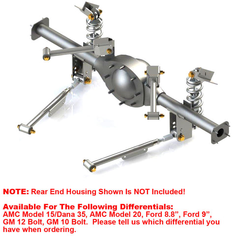 Rear 4-Link Coil-Over Suspension System, 1970-71 AMC Rebel/Rebel Machine - Drop ships in approx. 4-6 weeks