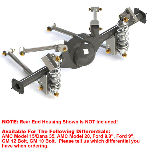 Rear 4-Link Coil-Over Suspension System, 1971-78 AMC Matador - Drop ships in approx. 4-6 weeks