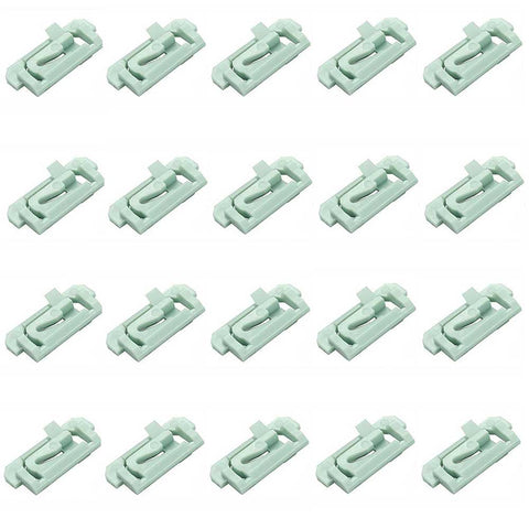 Clip Kit, 20-Pieces, Windshield Reveal Molding, Lower Side, Nylon Type, 1975-88 AMC (See Applications)