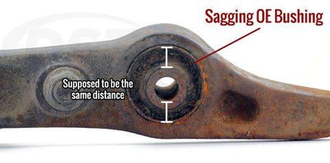 Control Arm Bushing Kit, Upper, Rubber, 1967-74 AMC Ambassador, 1967-70 Rebel, 1967 Marlin, 1971-78 Matador - Limited Lifetime Warranty