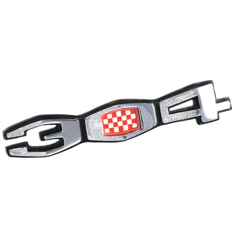 Fender Emblem, "304 V8", 1970-81 AMC, Jeep