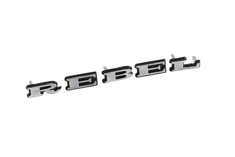 Fender Emblem, "Rebel" Rebel, 1.5" x .5" Large, 1966-68 AMC Rebel (2 Required)