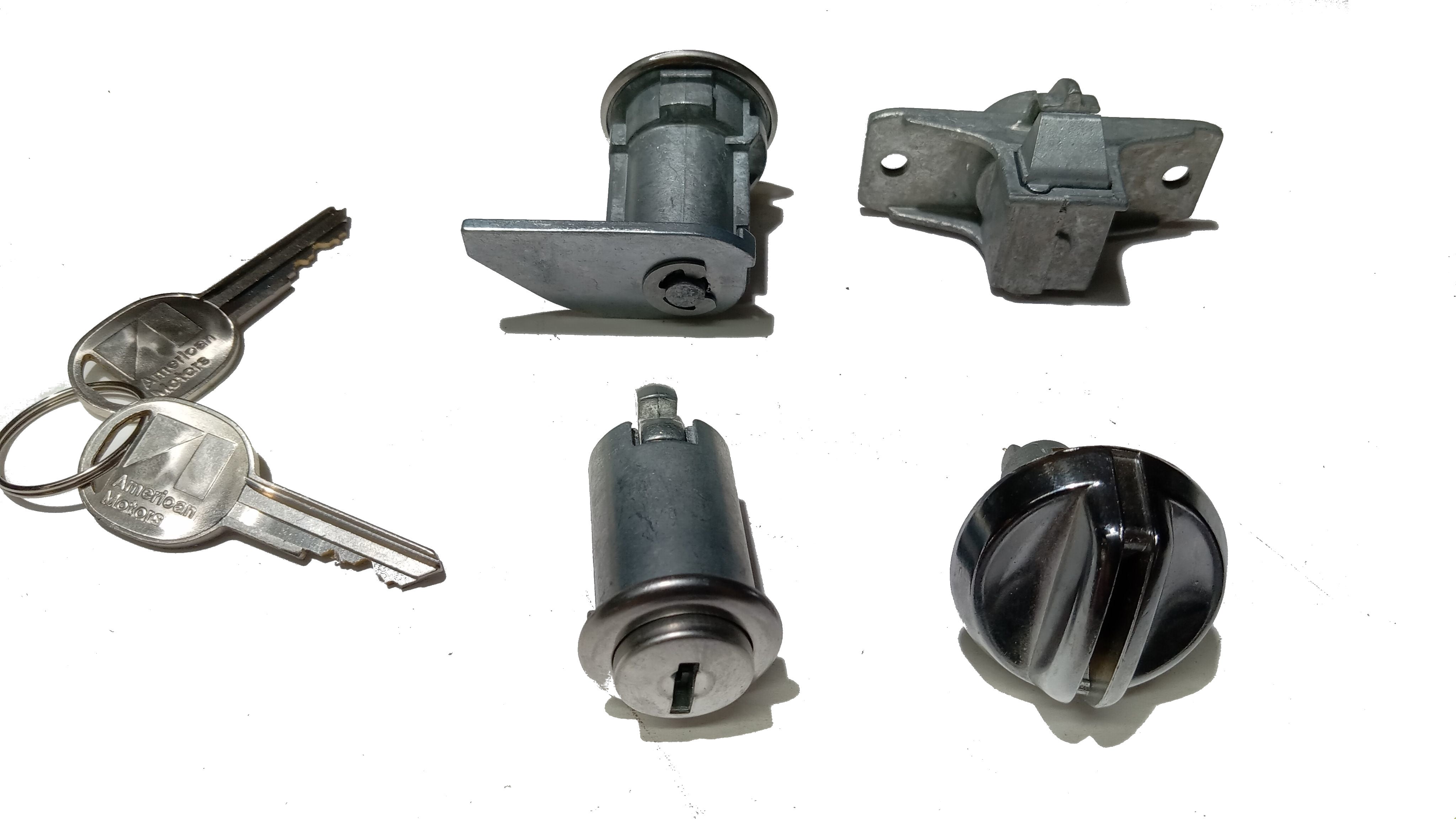 thumbnail image 2 of Buick Skylark & GS 1968-1974 Glove Box And Trunk Lock Set - Original GM Keys, Hydro-E-Lectric 2 of 6