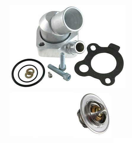 Thermostat Housing Kit, Billet Aluminum, 1966-91 AMC V8 (Satin or Polished) - American Performance Products, Co. 