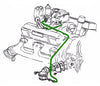 Overstock - Pump To Carb Lines 2 Piece OE Steel,1968-1970 AMX Javelin V8 4bbl With Electric Wipers - American Performance Products, Co. 
