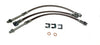 Disc Brake Hose Set, Stainless Braided Front Disc & Rear Drum with Silver Whip, 1973-74 AMC Javelin, Ambassador, 1975-76 Gremlin & Hornet , 1974 Matador