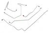 Clearance - Drum Brake Line, Power Front, 5-Piece, OE Steel, 1970 AMC AMX/Javelin - American Performance Products, Co. 