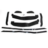 Front Inner Fender Splash Guard Seal kit w/Staples, 1967-73 AMC Ambassador,  1971-73 AMC Matador, 1967-70 AMC Rebel, - AMC Lives