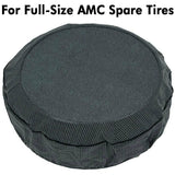Spare Tire Cover For 14" Full Size Spare (OE Tire Size Only),  Felt Herringbone, 1968-88 AMC