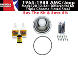 Differential Cover Kit, Model 20, Chrome Steel, 1965-1988 AMC, Jeep, Eagle - Drop Ships In Approx. 3-4 weeks