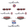 Emblem Kit, Complete Exterior, 1969 AMC Javelin SST 290 - AMC Lives