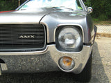 Emblem Kit, Complete Exterior, 1968-69 AMC AMX 343