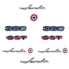 Emblem Kit, Complete Exterior, 1972 AMC Javelin SST 360 - AMC Lives