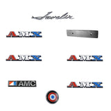 Emblem Kit, Complete Exterior, 1973 AMC Javelin AMX 401
