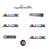 Emblem Kit, Complete Exterior, 1973 AMC Javelin AMX 304 - AMC Lives