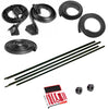 Weatherstrip Master Kit, Fits ALL 1975-80 AMC Pacers With Vent Wing Windows, 20-Piece, Window Felts Ship Separately - American Performance Products, Co. 