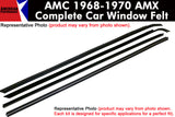 Window Felt/Beltline Weatherstrip Kit, 1968-70 AMC AMX