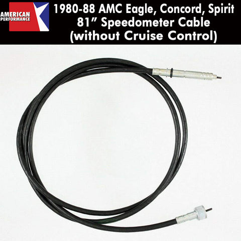 Speedometer Cable, 81", w/o Cruise, 1980-88 AMC Eagle, 1980-83 Concord/Spirit - AMC Lives
