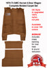 Carpet Set, OE Correct Molded w/Mass Backing Upgrade, 1970-73 AMC Hornet 4-Door Wagon - Limited Lifetime Warranty (Choose Colors) - Drop ships in approx. 2-3 weeks