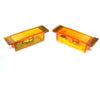 Lamp Set, Front Side Marker, Amber w/Brighter LED Bulbs, 1968-69 AMC AMX & Javelin