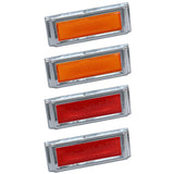 Lens & Bezel Kit, Front & Rear Side Marker, 1964-69 Rambler American