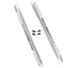 Door Sill Scuff Plate Kit with Stainless Screws, New Reproduction, AMC 1968-74 Javelin, 1968-70 AMX, 1964-68 American 2-Door, 1969 Rambler/Hurst SC/Rambler, 1966-69 Rogue, 1963-64 Ambassador & Classic 2-Door - American Performance Products, Co. 