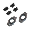 Window Guide Spacer Kit, Upper, Unbreakable Design and Lower Window Guide Bushing Master Kit, 1972-74 AMC Javelin, Javelin AMX - American Performance Products, Co. 