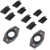 Window Guide Spacer Kit, Upper, Unbreakable Design and Lower Window Guide Bushing Master Kit, 1971 AMC Javelin, Javelin AMX - American Performance Products, Co. 
