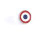 Quarter Panel Emblem, Bullseye, 1"x1", Pin-On, Red, White, & Blue, 1968-74 AMC Javelin - American Performance Products, Inc.