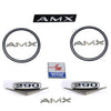 Emblem Kit, Complete Exterior, 1968-69 AMC AMX 290 - AMC Lives