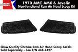 Fiberglass Hood Scoop Kit, Non-Functional Ram Air, 1970 AMC Javelin, AMX