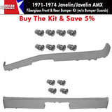 Fiberglass Bumper Kit, Front & Rear, 1971-74 AMC Javelin, Javelin AMX