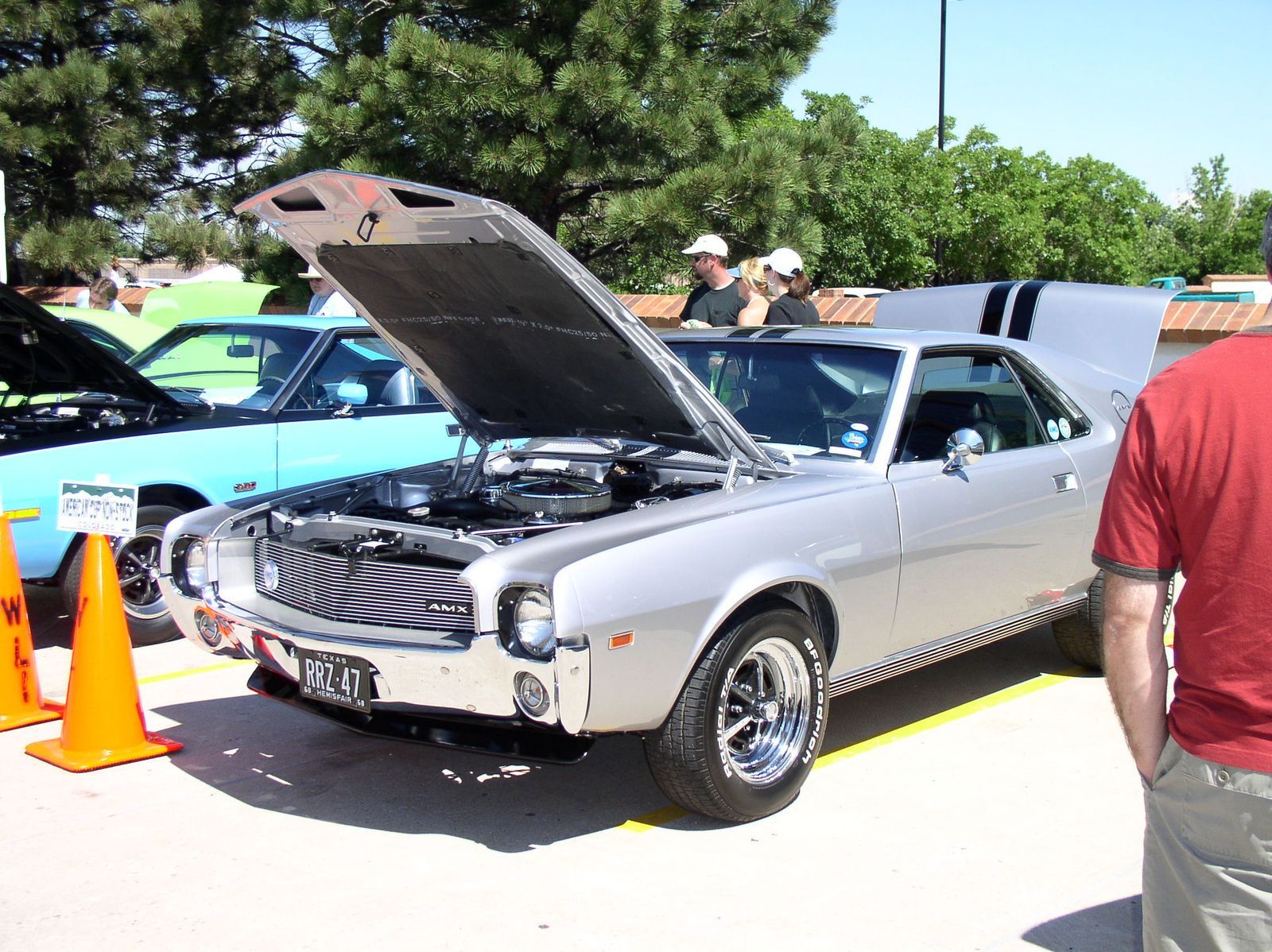 Amx Rear Fiberglass Group 19 Front & Rear Spoiler Kit, 1968-70 AMC AMX ...