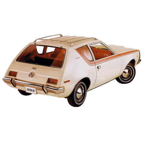 Decal and Stripe Kit, Factory Authorized Reproduction, Version 2, 1970-71 AMC Gremlin (3 Colors) - Drop ships in approx. 1-3 weeks