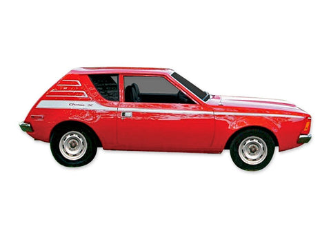 Decal and Stripe Kit, Factory Authorized Reproduction, 1971-72 AMC Gremlin X (6 Colors) - Drop ships in approx. 1-3 weeks