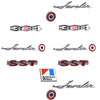 Emblem Kit, Complete Exterior, 1971 AMC Javelin SST 304 - AMC Lives