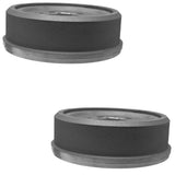 Brake Drums, Front 9" (230.124 MM), Set of 2, 1959-72 AMC, Rambler with 9"x2.5" Brakes (See Applications)