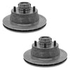 Brake Rotors, 10.280" OD Front Disc, Set of 2, 1978-81 AMC Concord & Spirit (4 Cylinder Only, See Applications)