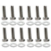 Bolt Kit, Intake Manifold, T-304 Stainless, 1966-91 AMC, Jeep V8, Allen or Hex Head - AMC Lives