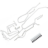 Brake Line Master Kit, Power Front Disc, 9-Piece Kit with Clips, 1970 AMC Javelin Only (OE Steel or Stainless) - Drop ships in approx. 2-4 weeks