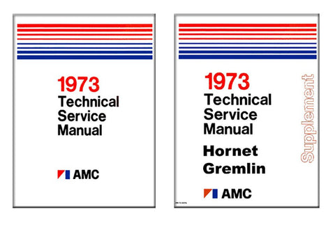 Technical Service Manual, Factory Authorized Reproduction, 1973 AMC - Drop ships in approximately 1-2 weeks