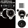 Master Dash Decal Kit, 1969 AMC AMX, Javelin w/120 Speedometer & Standard Gas Gauge Face - American Performance Products, Co. 