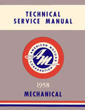 Technical Service Manual, Chassis Only, Factory Authorized Reproduction, 1958 Rambler