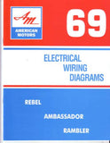 Electrical Wiring Diagrams, Factory Authorized Reproduction, 1969 AMC