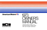 Owner's Manual, Factory Authorized Reproduction, 1973 AMC